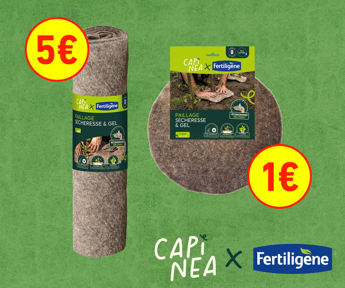 Offre de remboursement 5€ sur paillage Fertiligène